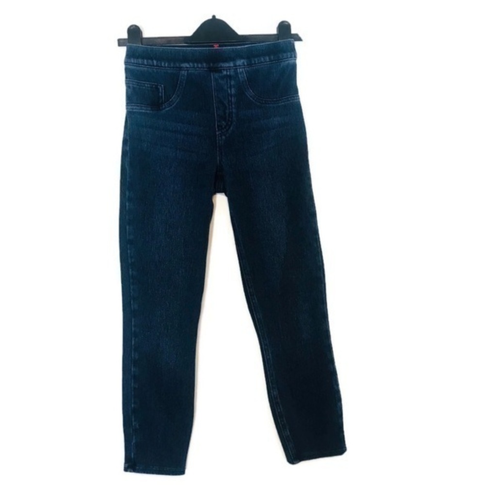 SPANX Pull on Dark Wash Slimming Tummy Tick Skinny Jeans JEGGING Women’s size XS